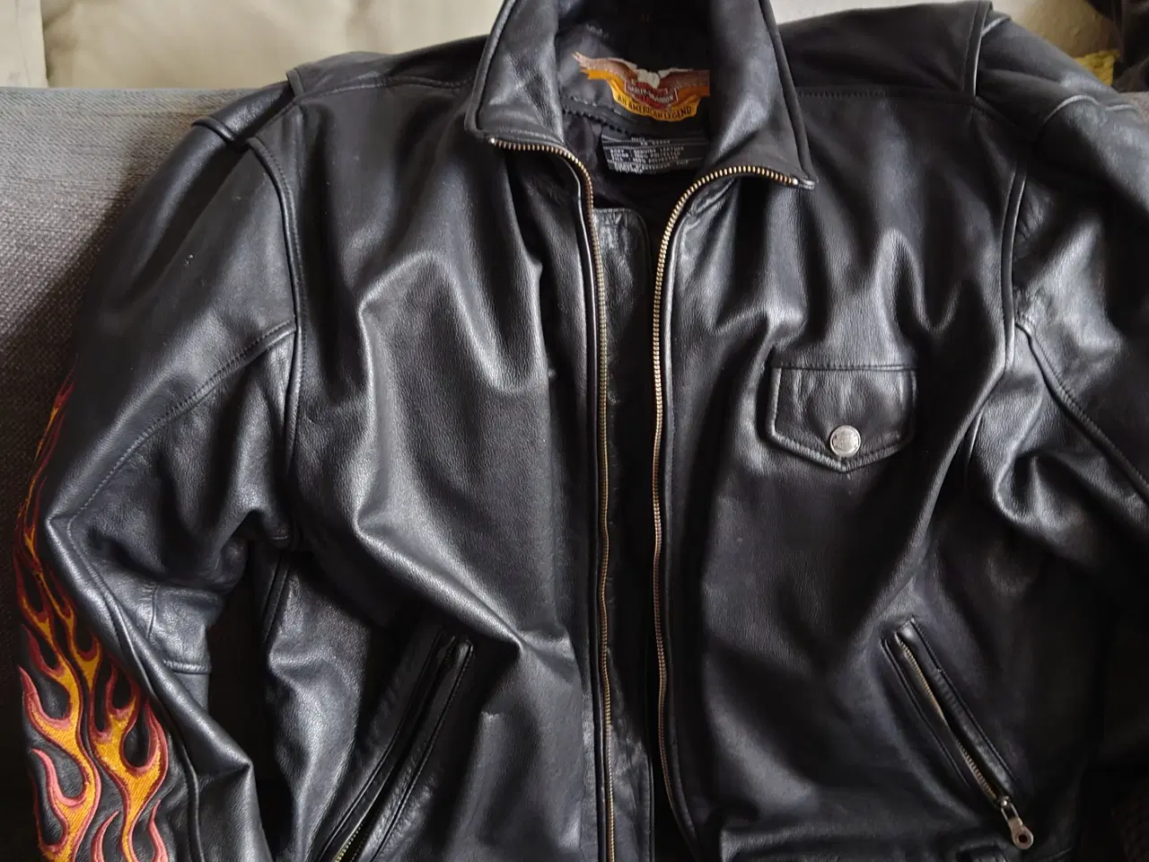 Billede 2 - Harley Davidson læder jakke