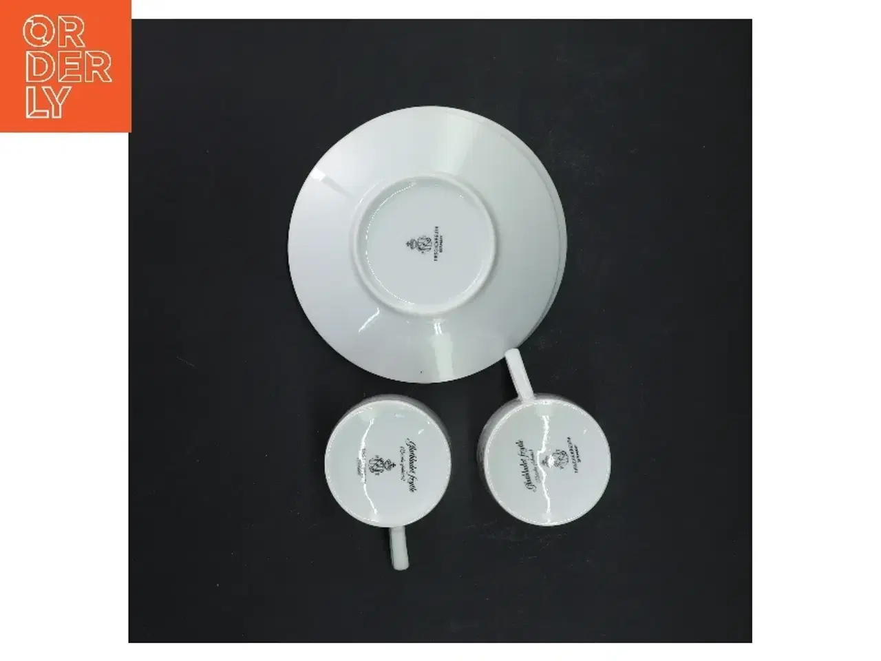 Billede 2 - Porcelænssæt med kopper og underkopper fra Tirschenreuth (str. Ø 13xh7 cm)