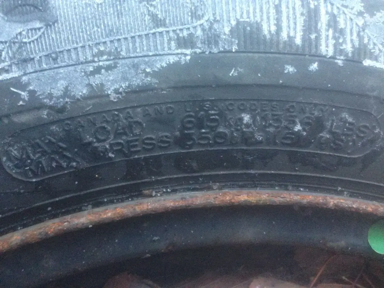 Billede 5 - 4 stk Stål fælge med dæk