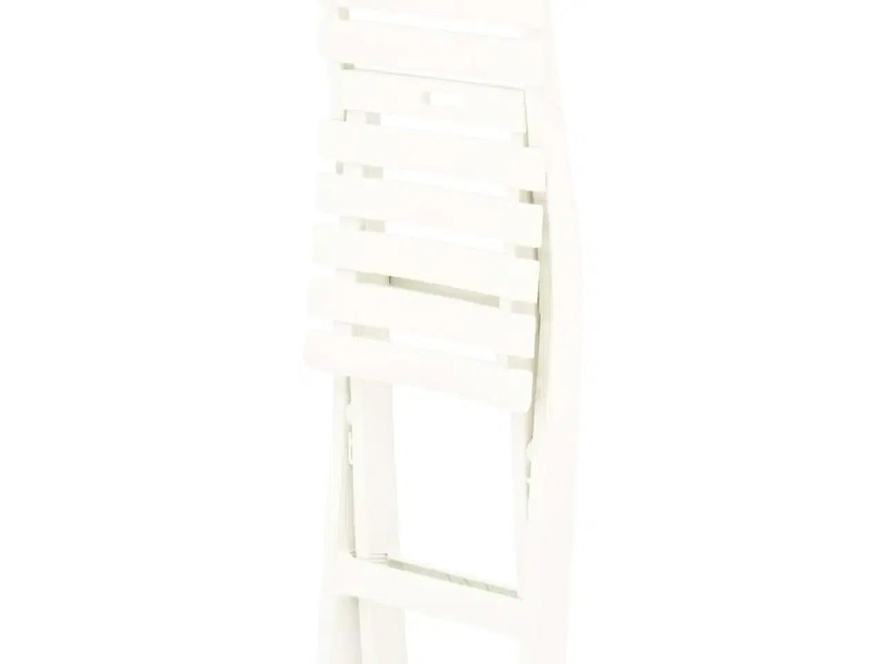 Billede 8 - Foldbare havestole 2 stk. plastik hvid