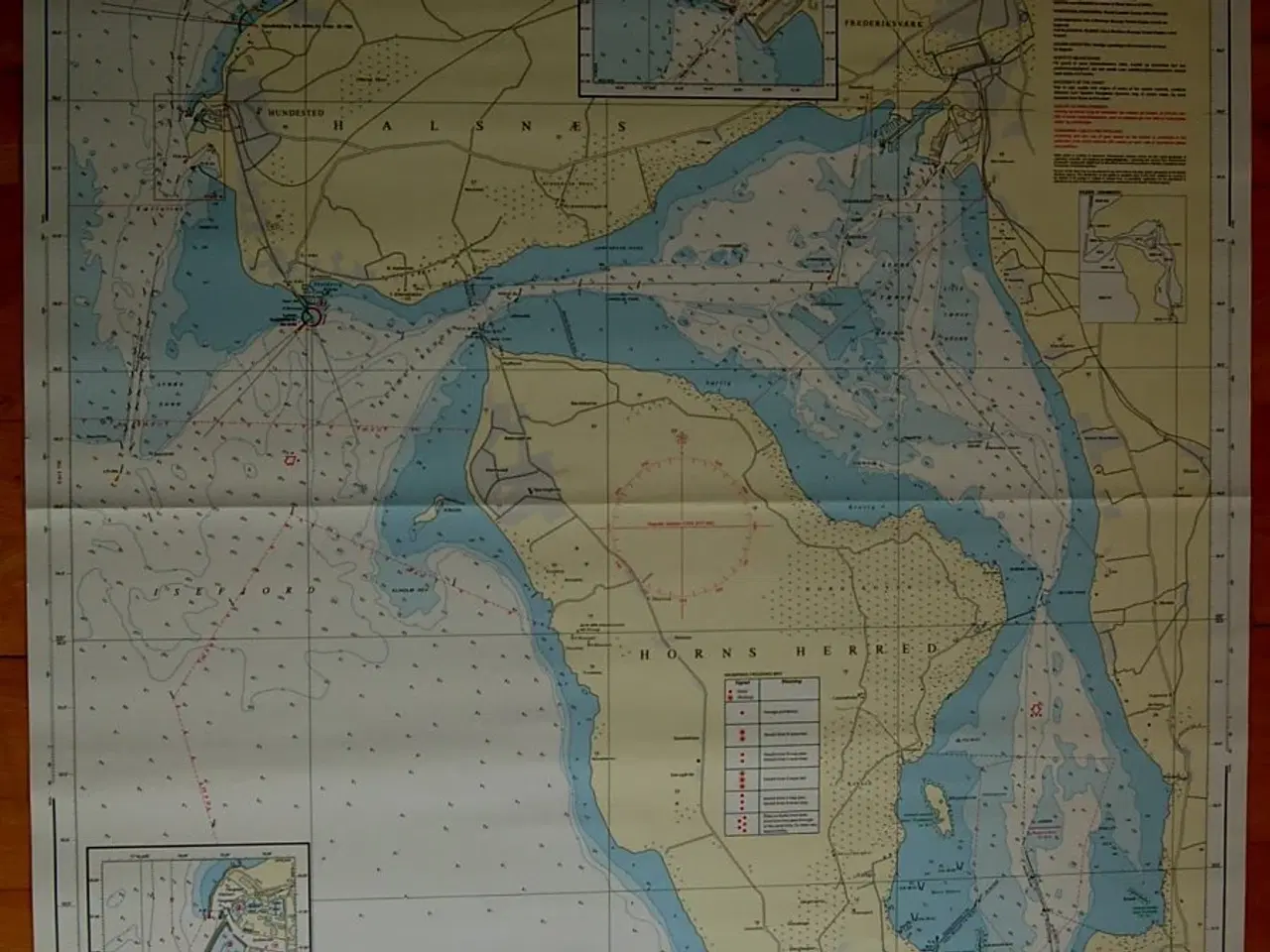 Billede 1 - Dansk Søkort 117 Roskilde Fjord-Lynæs-Frederikssun