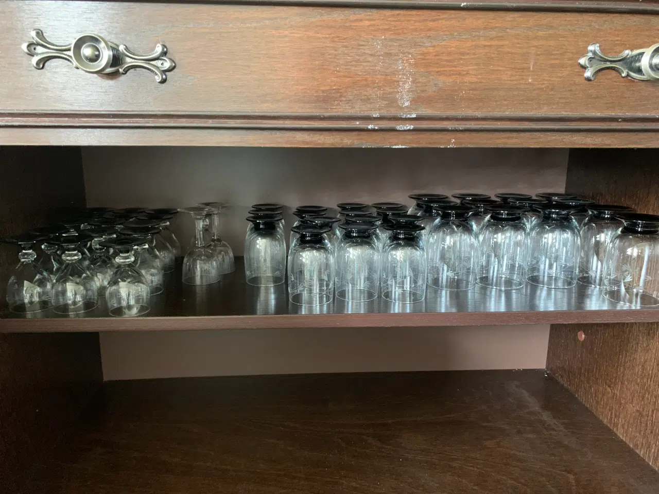 Billede 2 - Holmegård rankeglas med sort fod