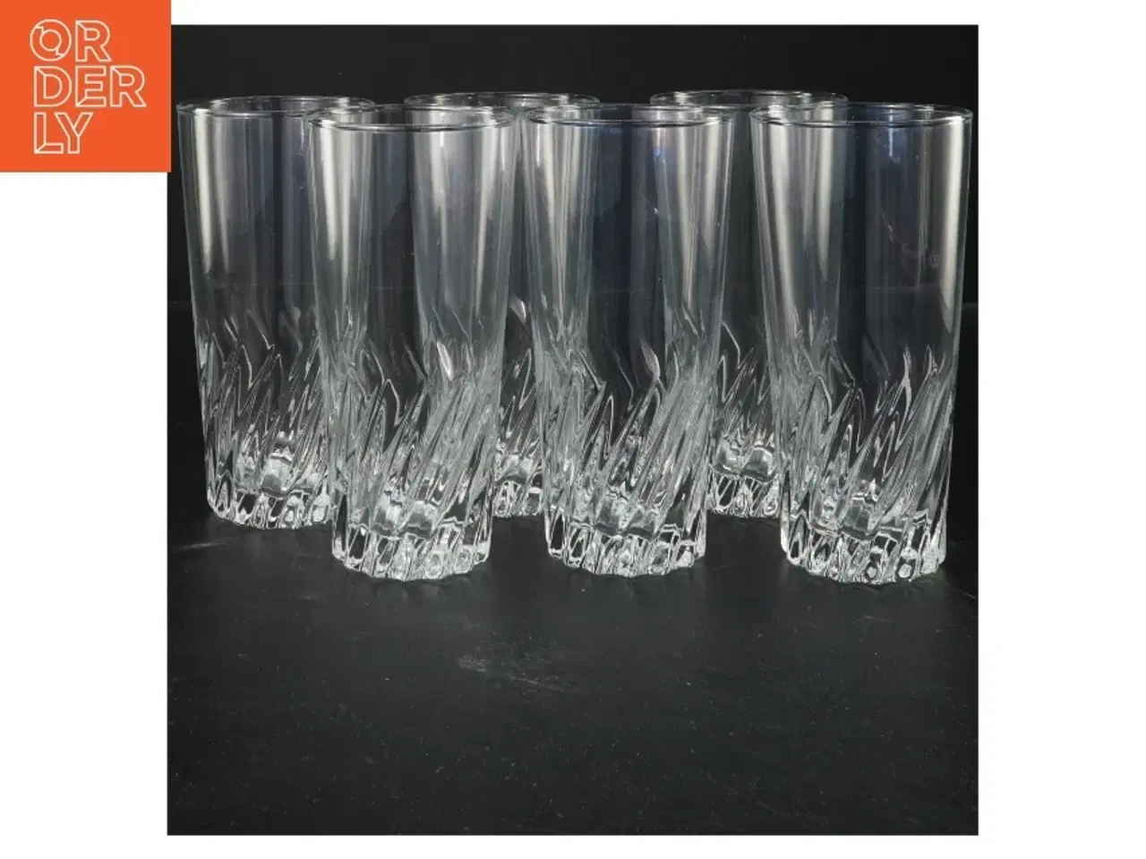 Billede 1 - Sæt af 6 glas (str. Ø 7x14,5 cm)