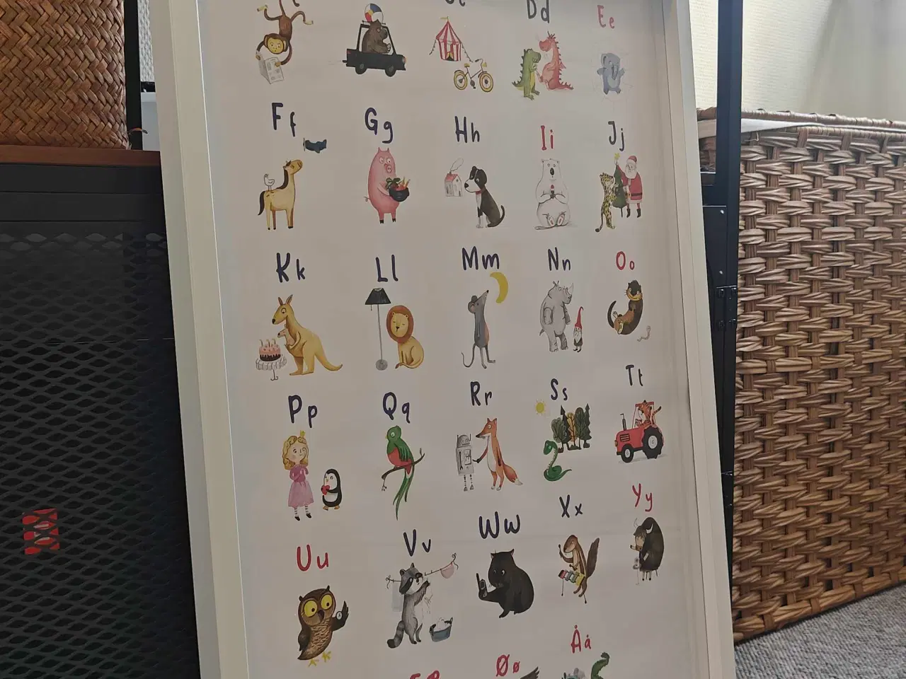 Billede 2 - Håndtegnet ABC-plakat