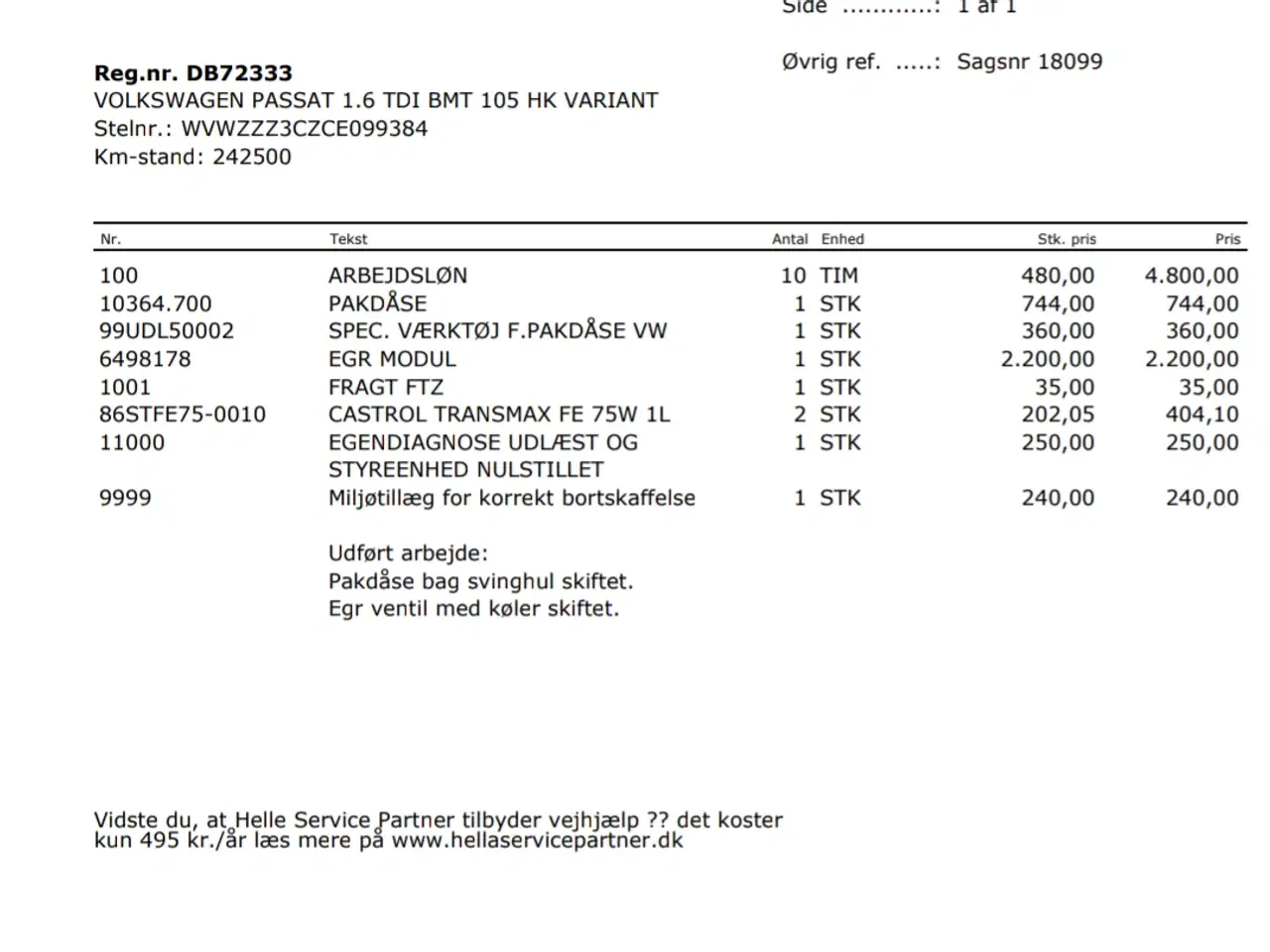 Billede 1 - Passat 1.6 TDI 