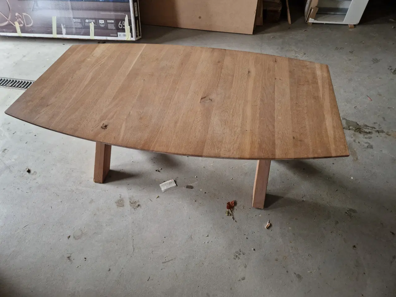 Billede 3 - Sofabord I massiv egetræ