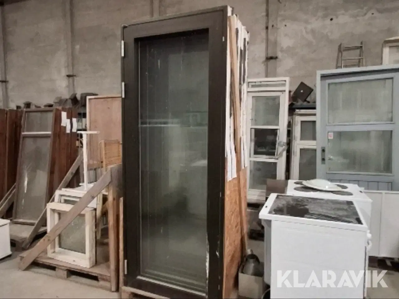 Billede 1 - Terrassedøre 5 styk træ/alu