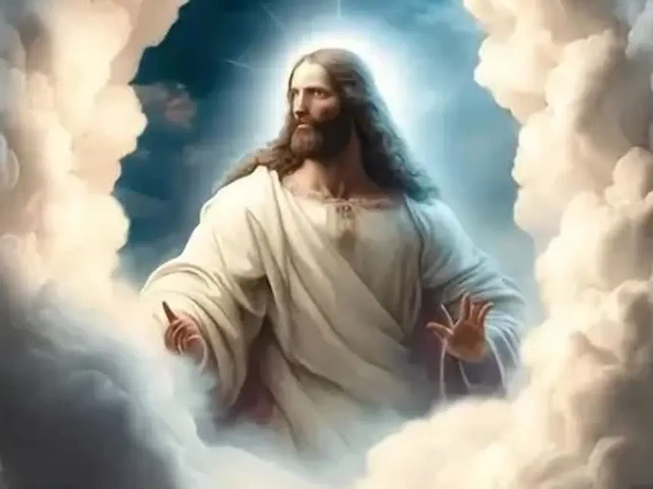 Billede 1 - * Lærredsmaleri; Jesus