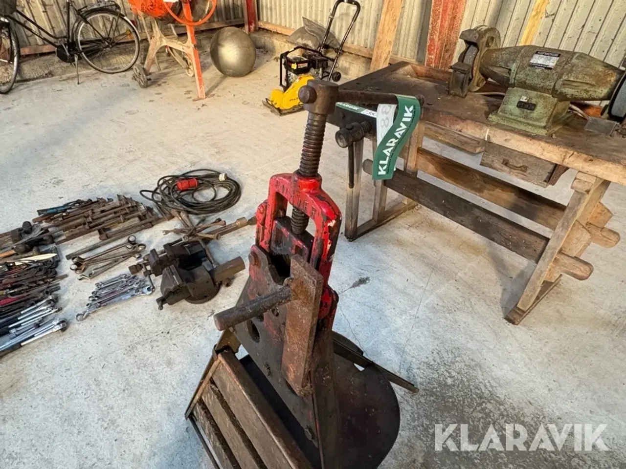 Billede 6 - Gevindskæresæt Rigid Med Rørbænk