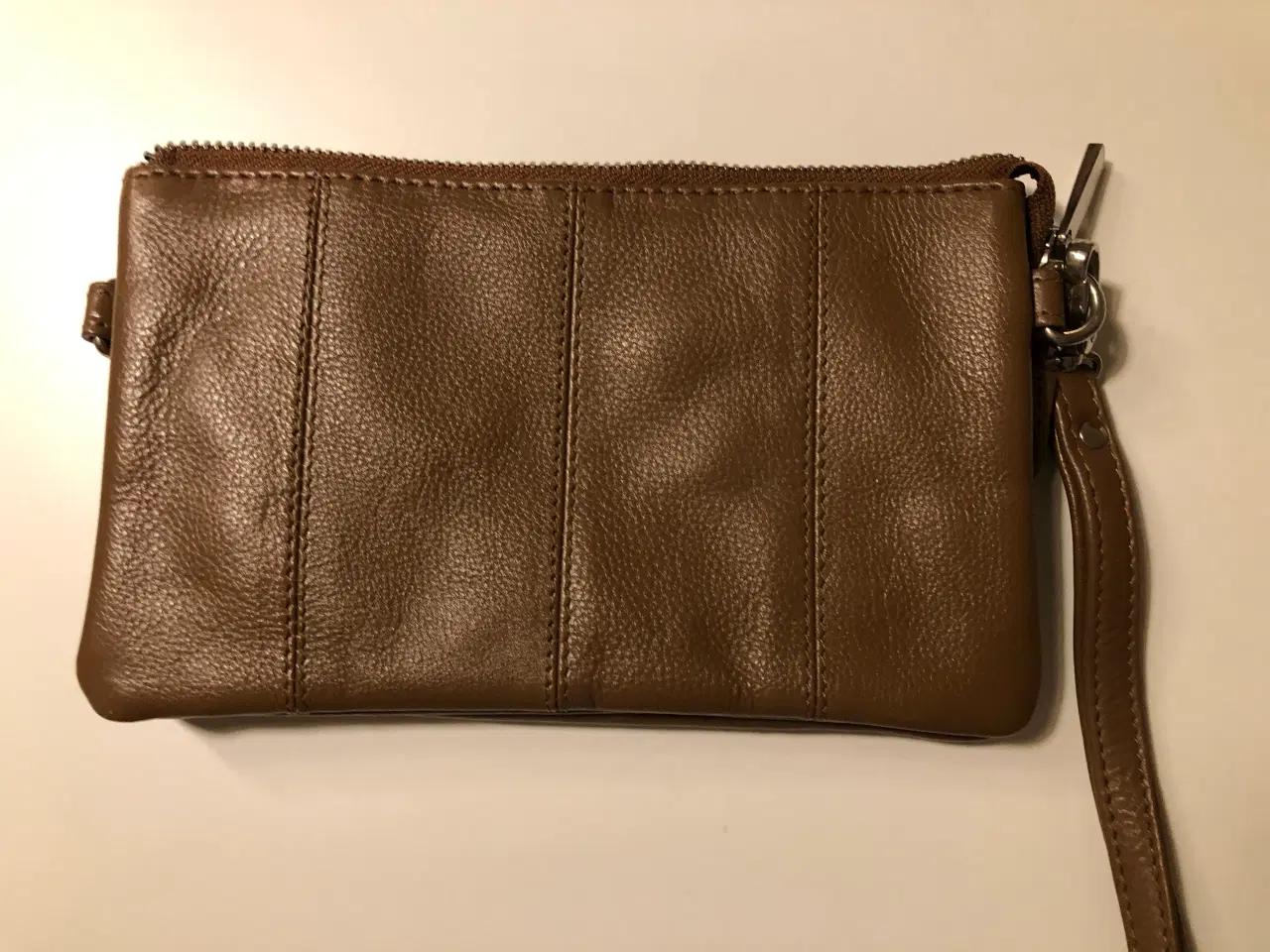 Billede 3 - Skuldertaske / håndtaske fra Aura i ægte læder