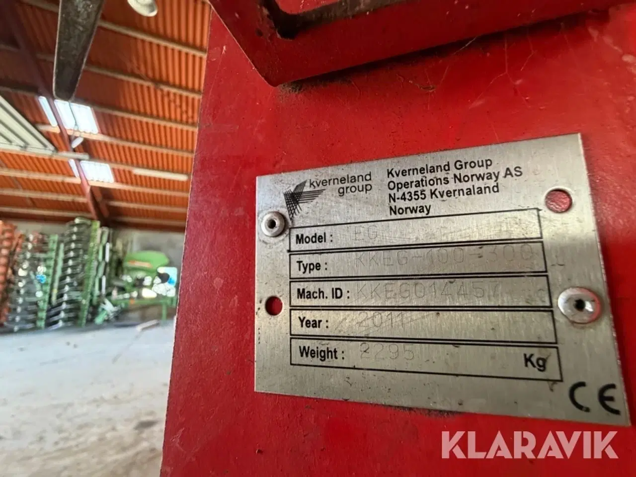 Billede 2 - Plov Kverneland EG