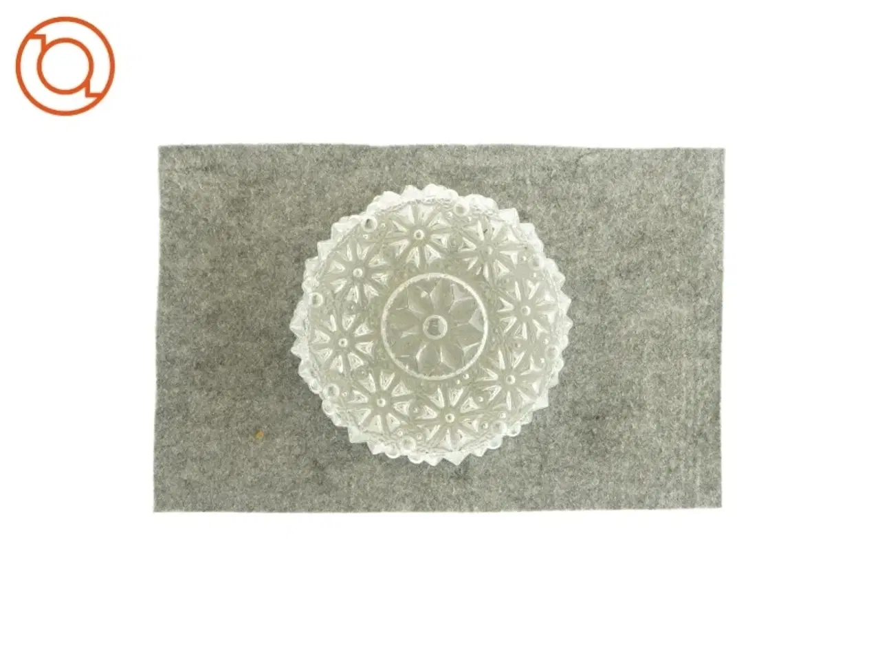 Billede 3 - Loftlampe glas med mønster i glasset