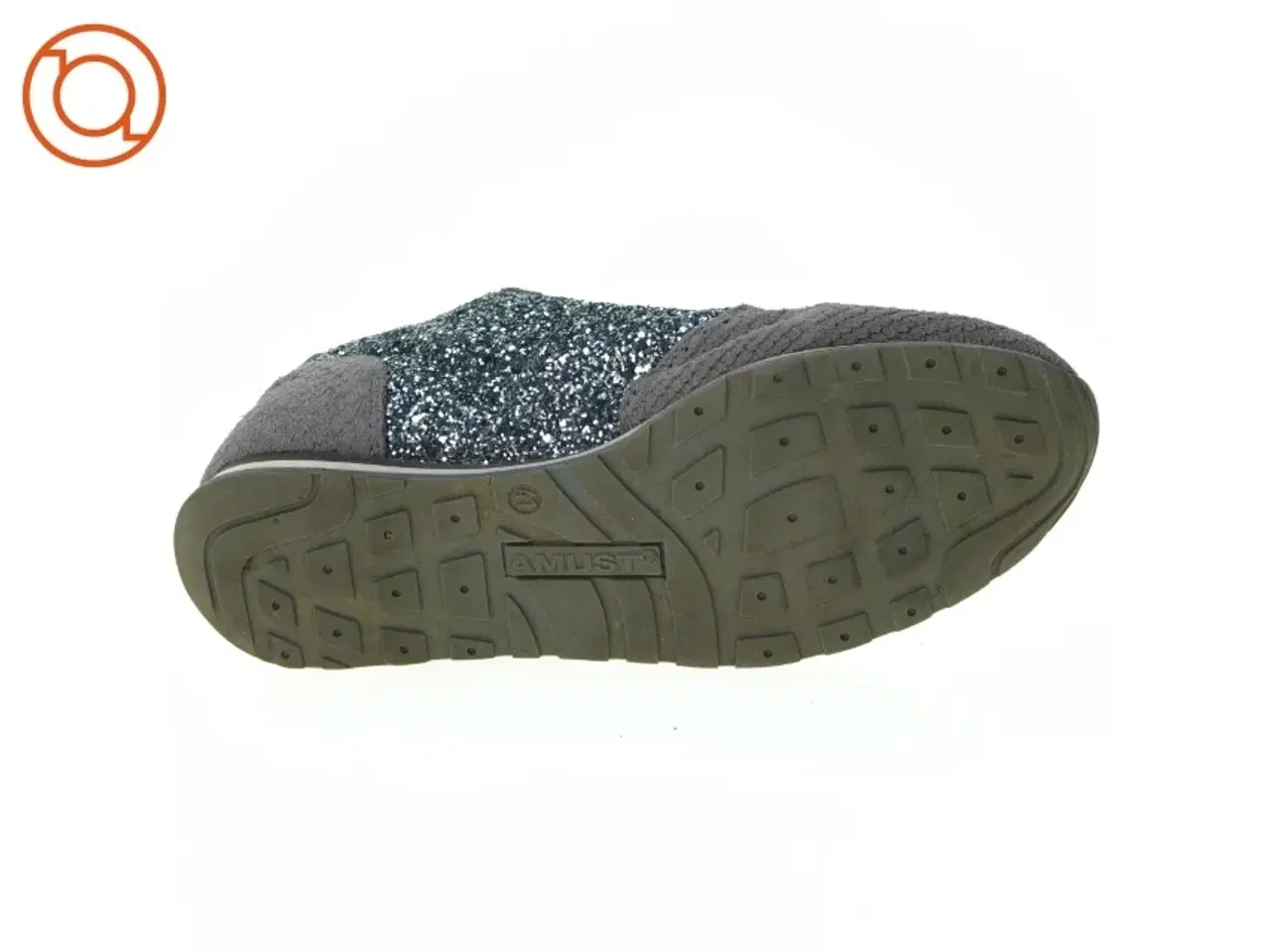 Billede 3 - Flad sko med glimmer fra Amust (str. 41)