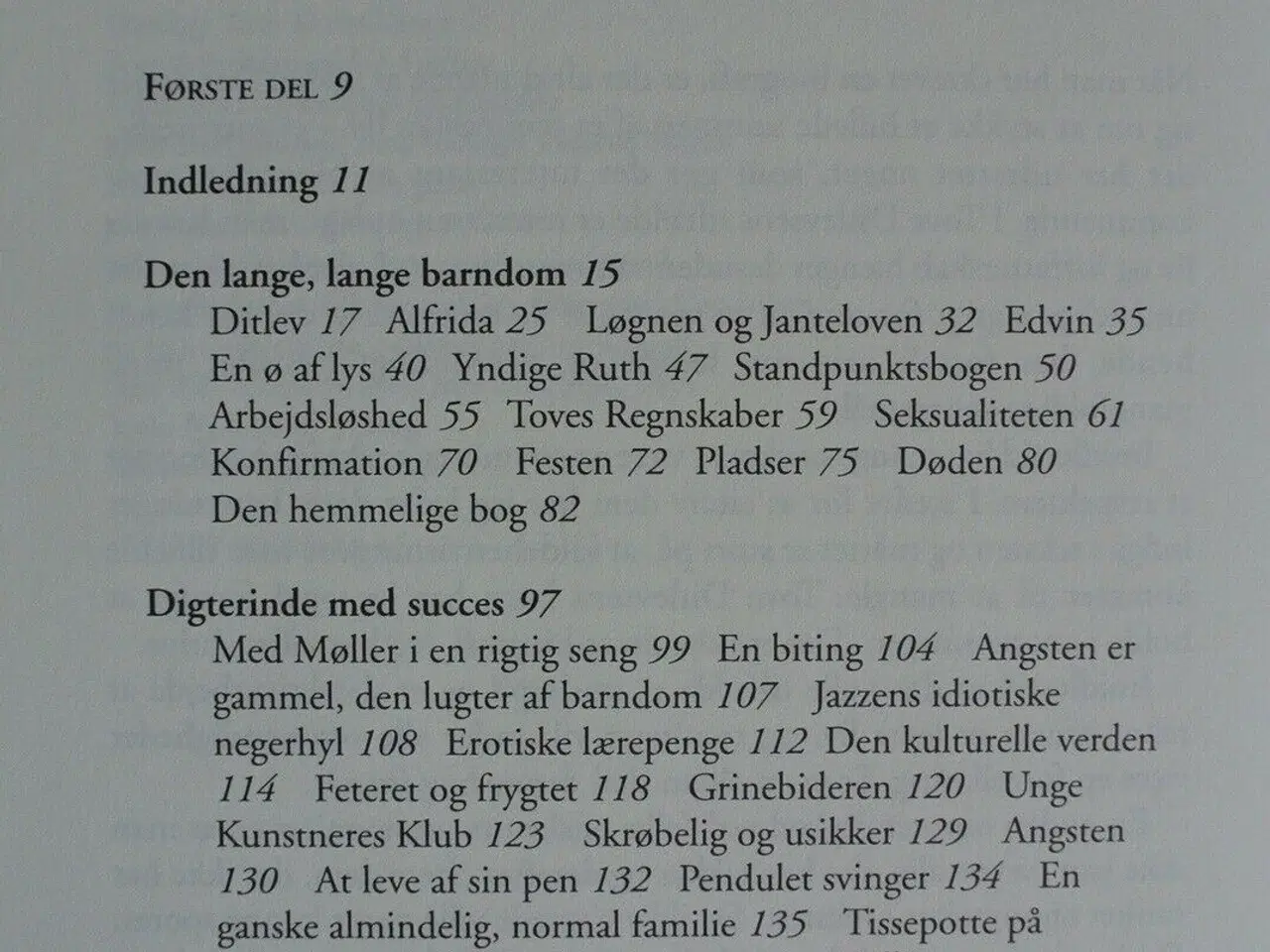 Billede 2 - tove ditlevsen - myte og liv, af karen syberg