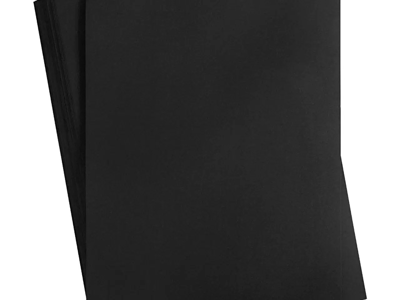 Billede 1 - Sort A2 Karton 180 g - 100 ark til kreative projekter