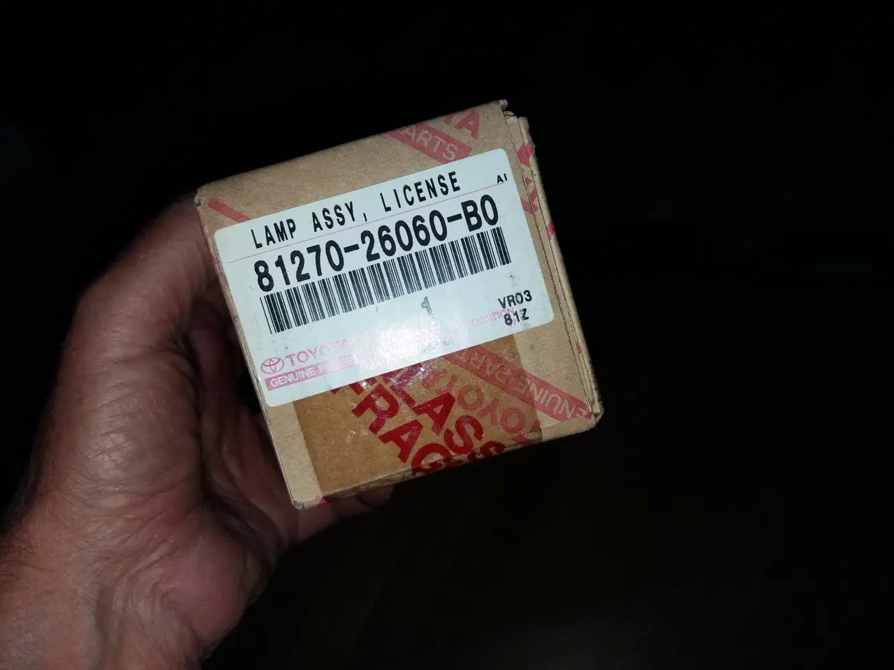 Billede 3 - Nummerpladelygte Toyota Hiace