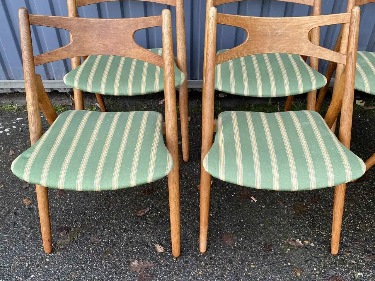 Billede 3 - Wegner CH29 savbukkestole