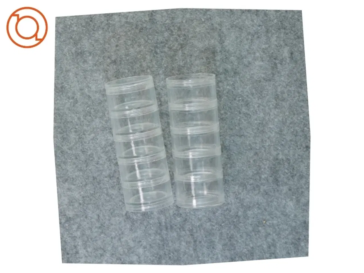 Billede 1 - transperante Opbevaringsbøtter (str. 3 x 5 cm)