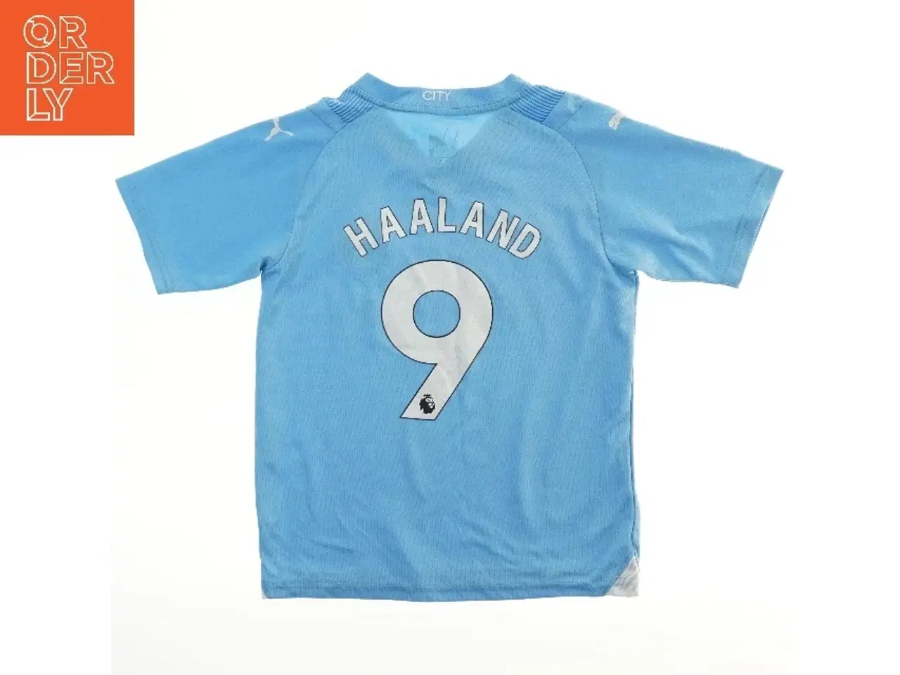 Billede 2 - Manchester City Haaland Puma Fodboldtrøje (str. 42x55 cm)