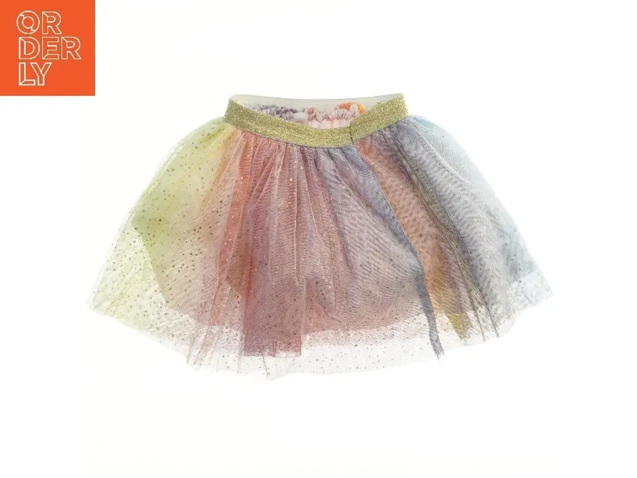 Billede 2 - Regnbue Tyl Nederdel (str.  20,5x30 cm)