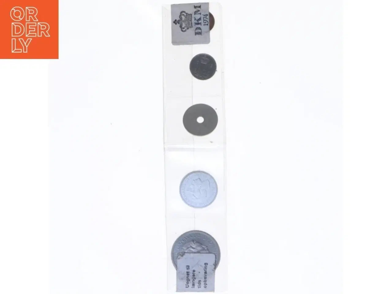 Billede 2 - Danske mønter i plastiklommer (str. 20 cm)