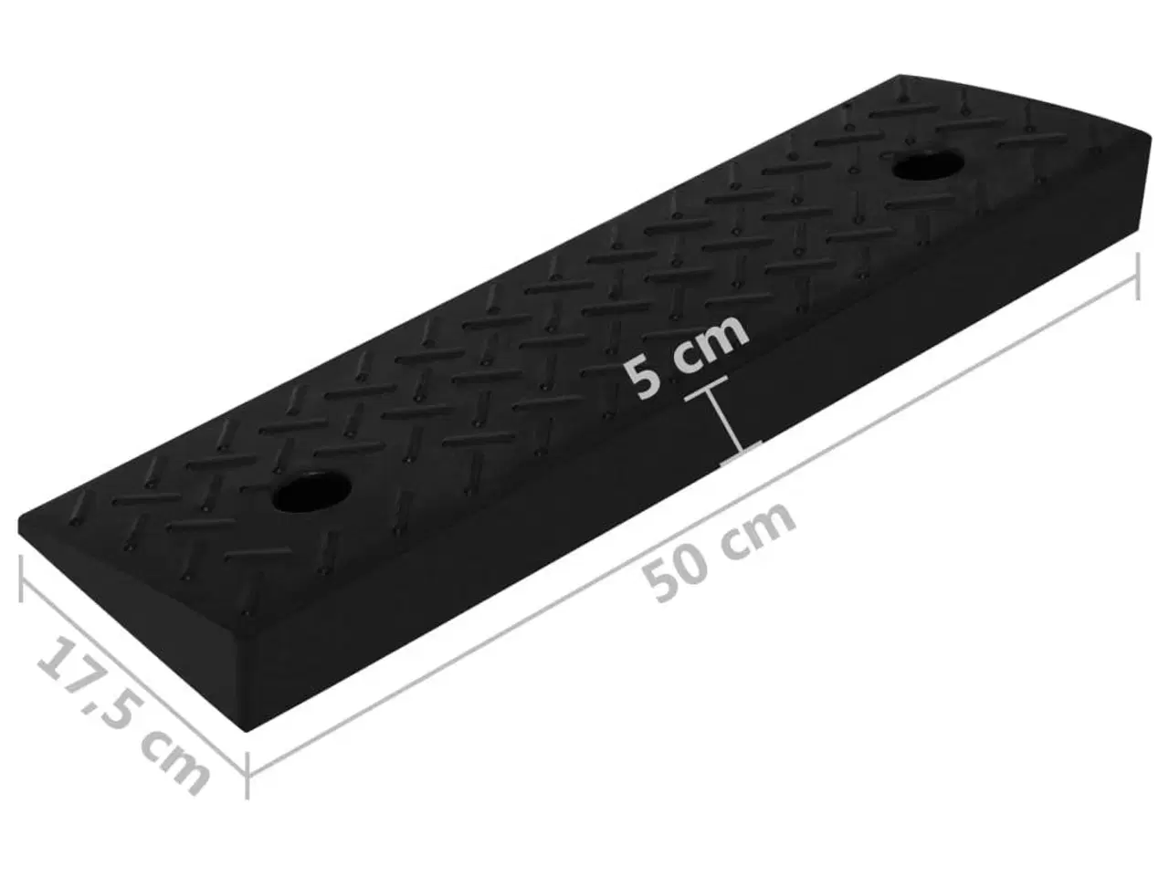Billede 10 - Kantstensramper 2 stk. 50x17,5x5 cm gummi