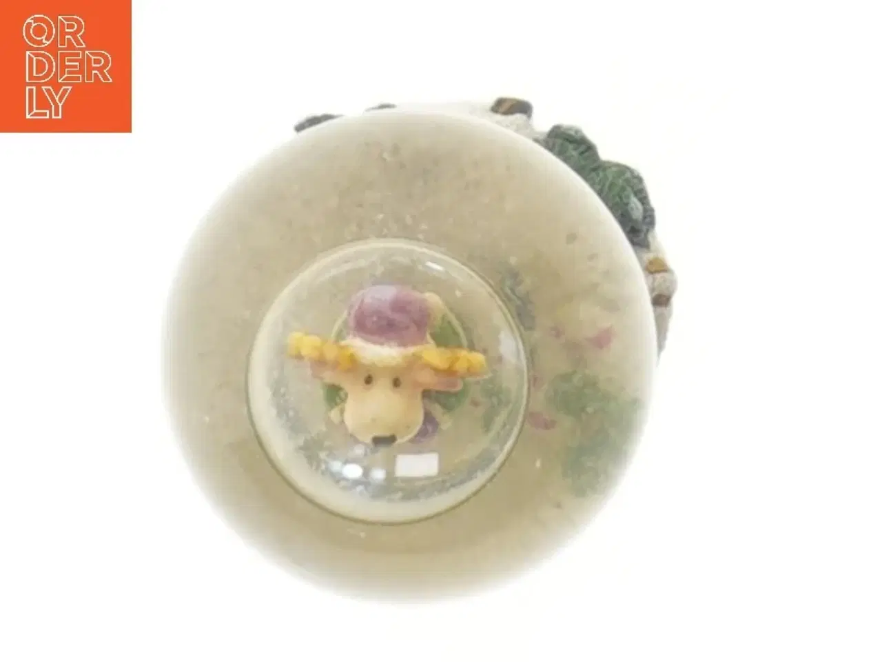 Billede 2 - Snekugle med rensdyrfigur (str. 8,5 cm)