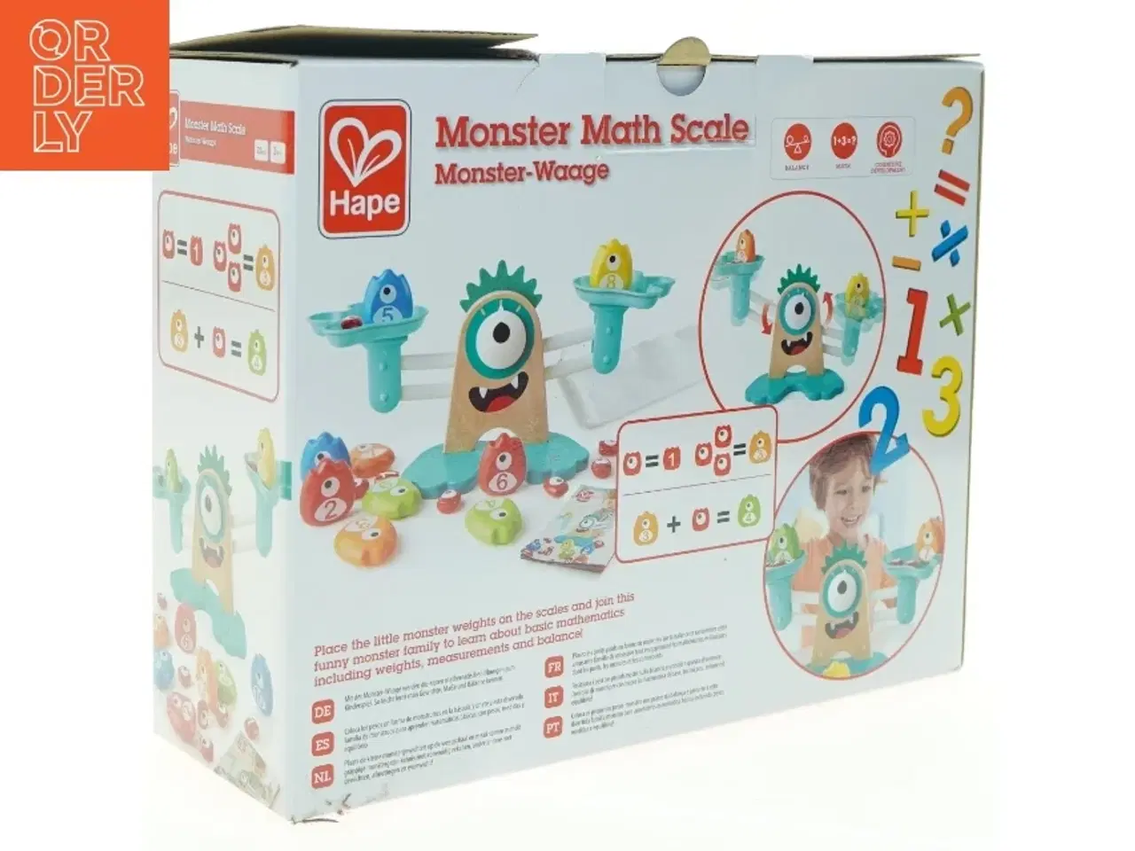 Billede 6 - Hape Monster Matematikvægt fra Hape købt hos Legeakademiet (str. 39 x 17 x 13 cm)