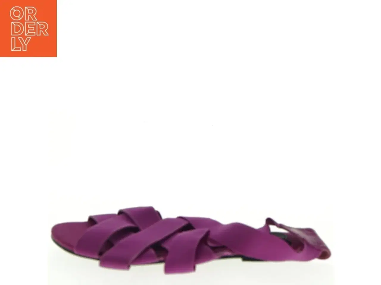 Billede 3 - Violette sandaler med krydsremme fra Divided (str. 37)