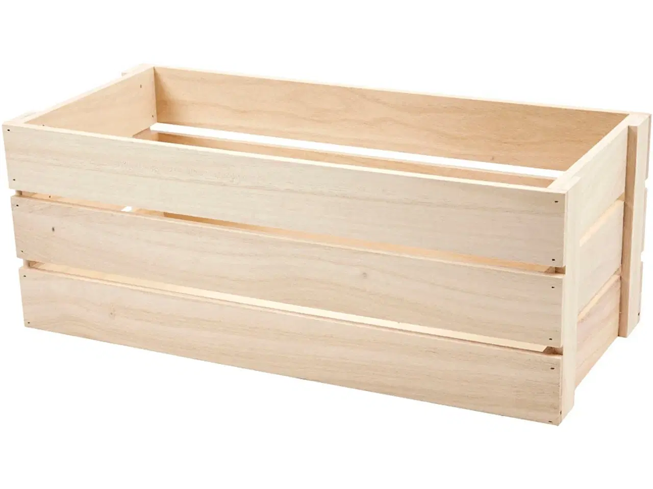 Billede 1 - Æblekasse, H: 17 cm, str. 45x20 cm, max. 8 kg, 1 stk.
