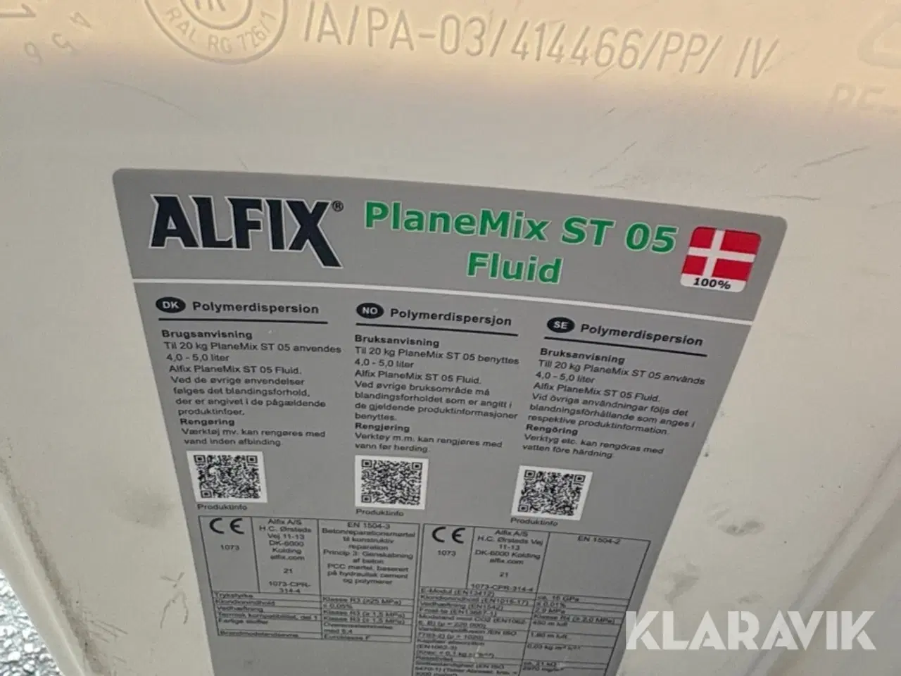 Billede 5 - Planemix ST05 Alfix 10L 8 styk