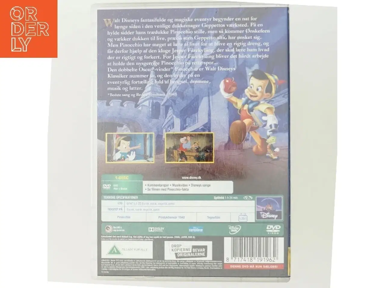 Billede 3 - Pinocchio (DVD)