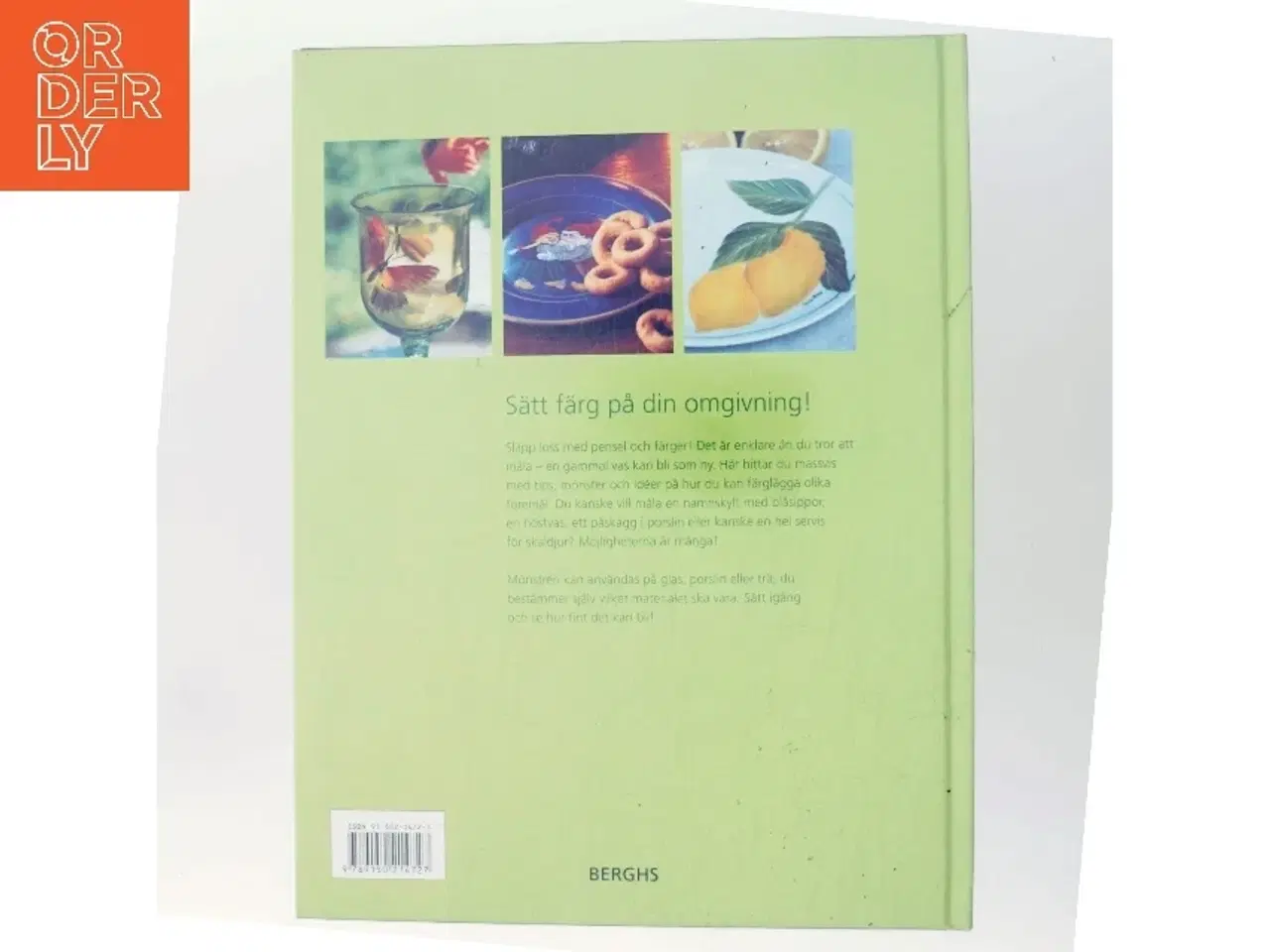 Billede 3 - Måla dekorer på glas, porslin och trä af Ulla Djurdjevic (Bog)