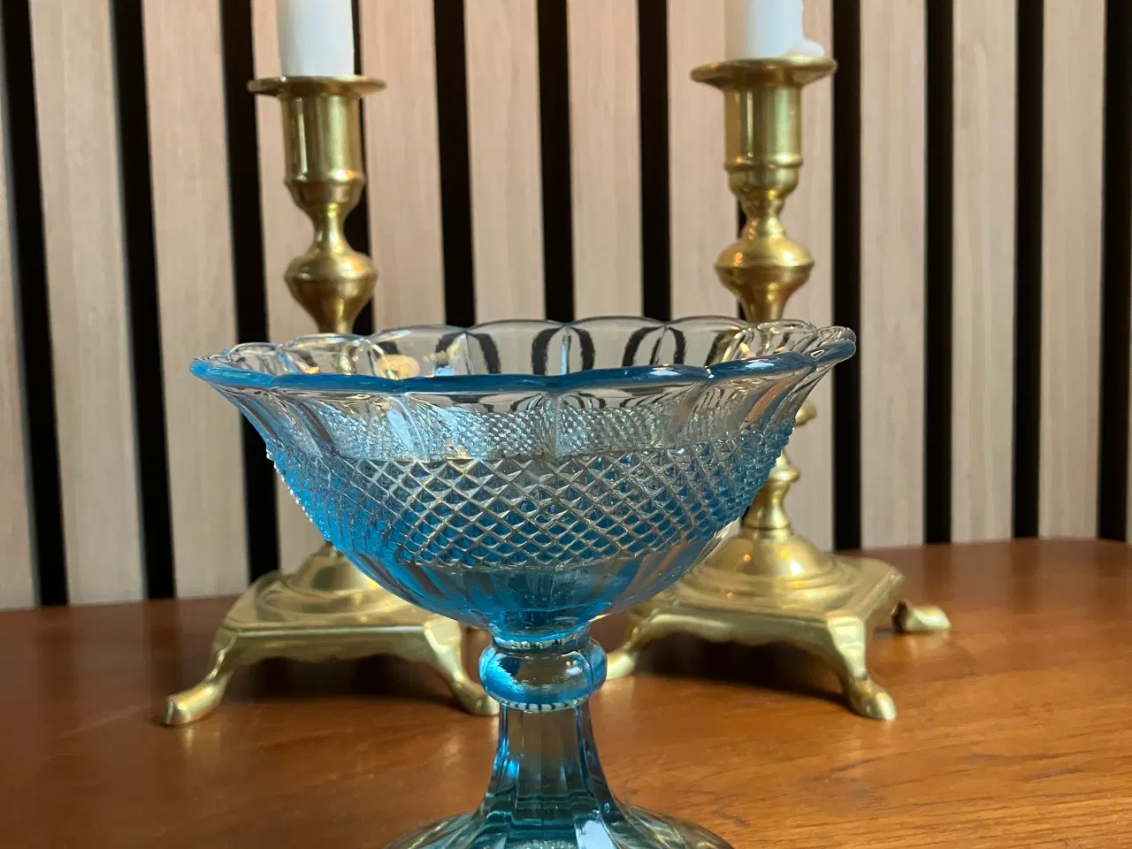 Billede 1 - Antik sukkerkumme fra  Kastrup glasværk.