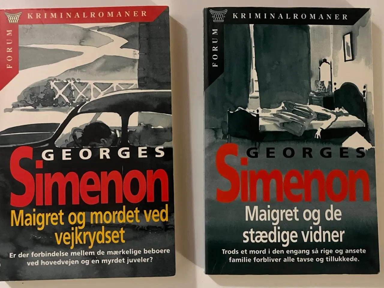 Billede 1 - To krimier af George Simenon