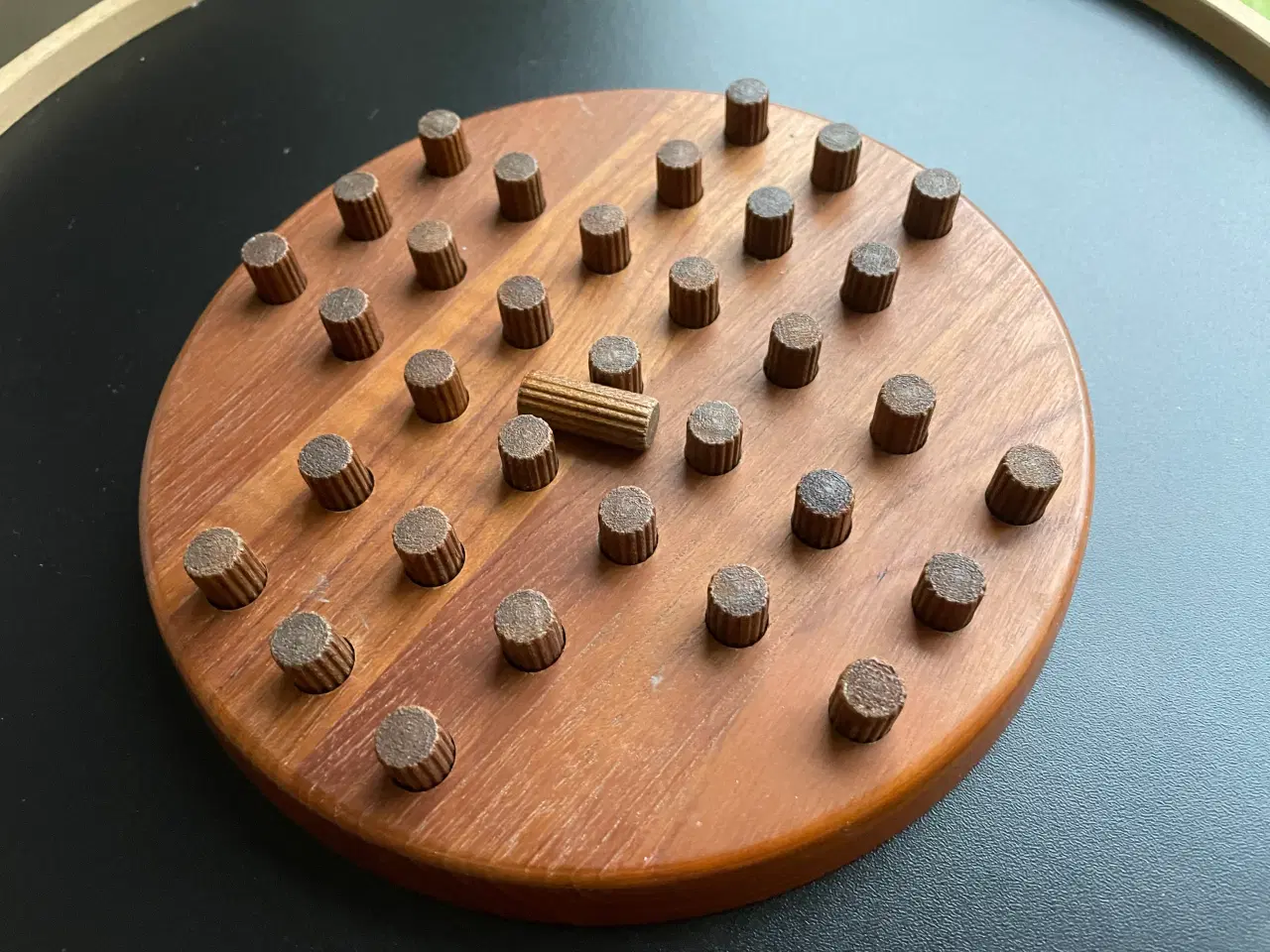 Billede 1 - Solitaire af Teaktræ 