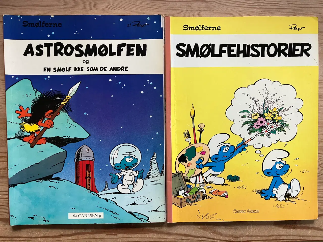 Billede 1 - 16 gamle tegneseriealbum, Smølferne, Frændeløs