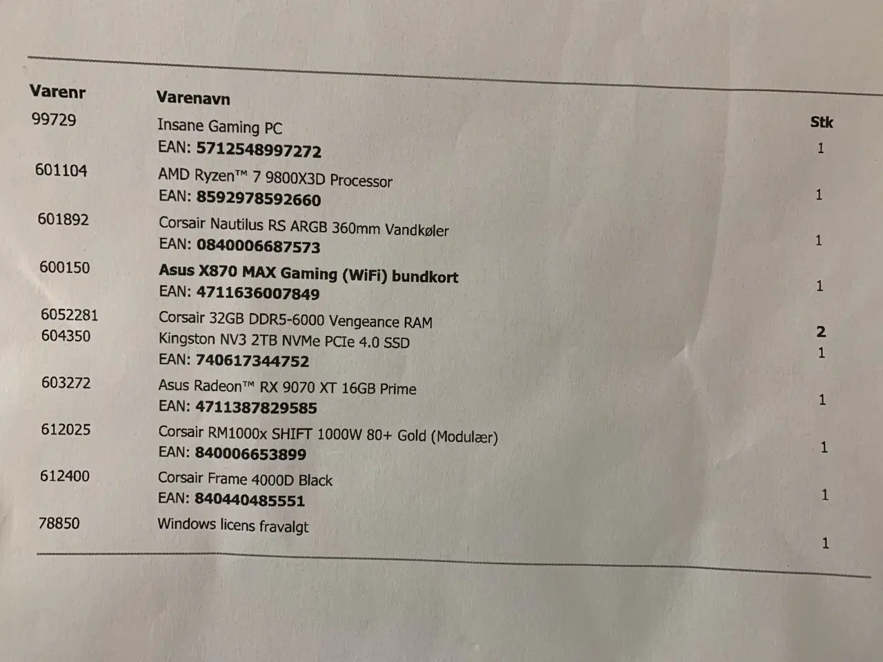 Billede 19 - Gamer Pakke (pc, skærm, mus, headset, mikrofon)