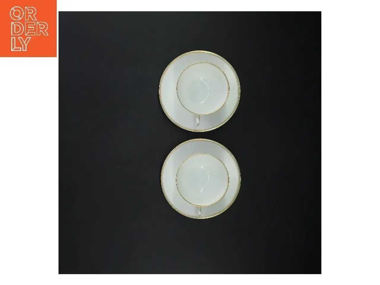 Billede 3 - Sæt med kaffekopper og underkopper fra Bing Og Grøndal (str. kop ø 8,5 cm, underkop ø 13 cm)