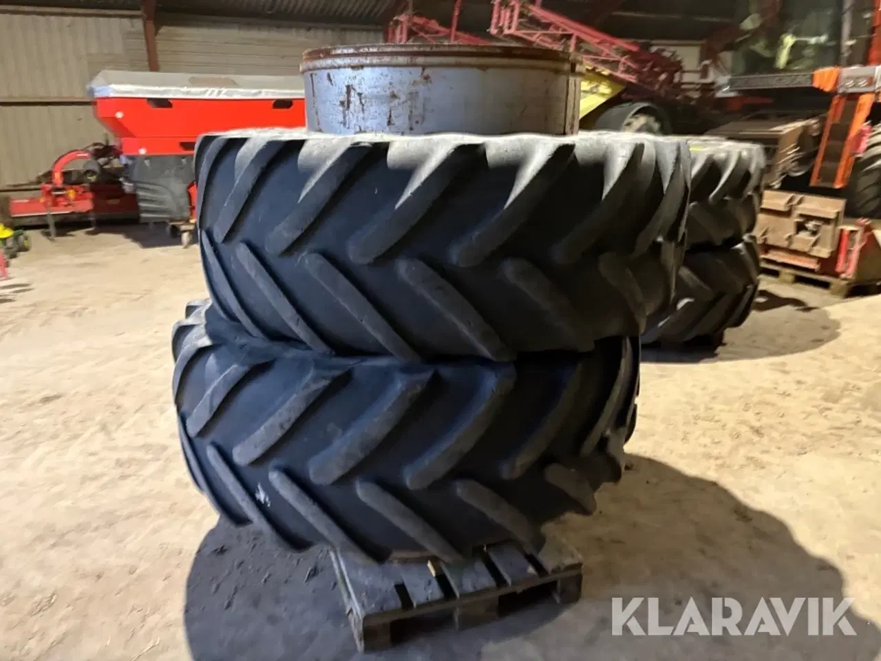 Billede 6 - Traktor dæk tvillingehjul Michelin Multibib