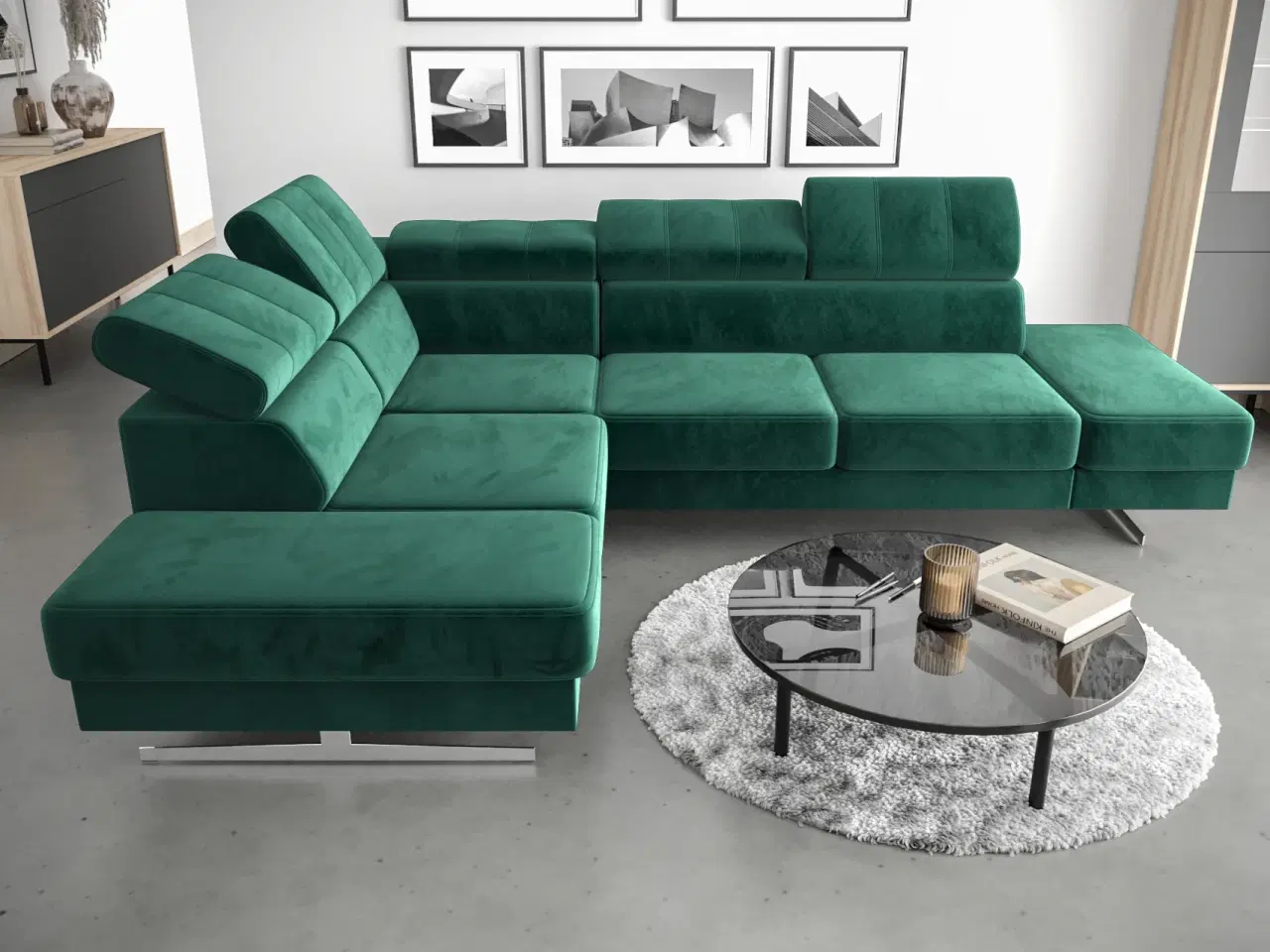 Billede 10 - EMPIRE HJØRNESOFA 225X300