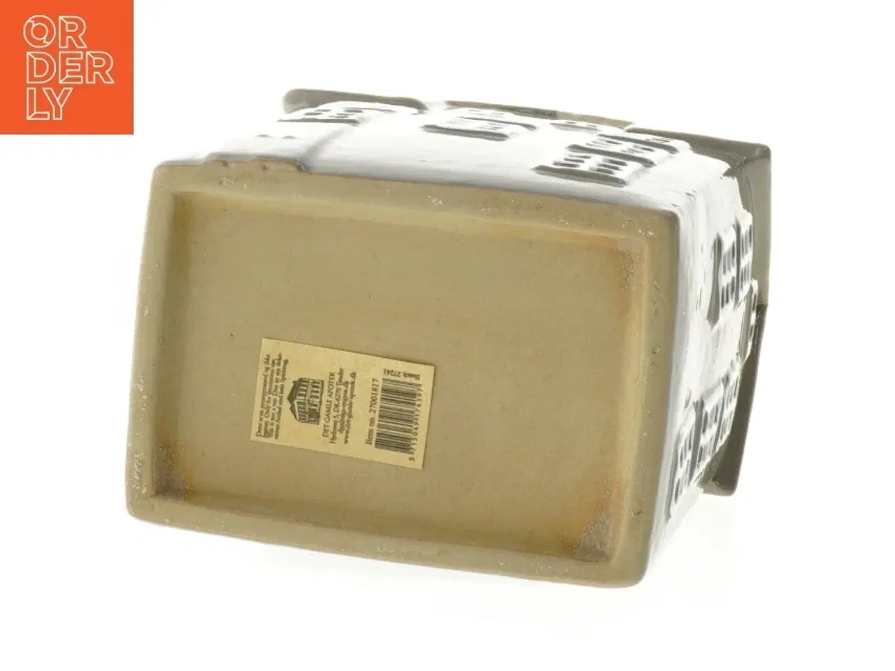 Billede 3 - Keramik hus lysestage (str. 24x13x9 cm)