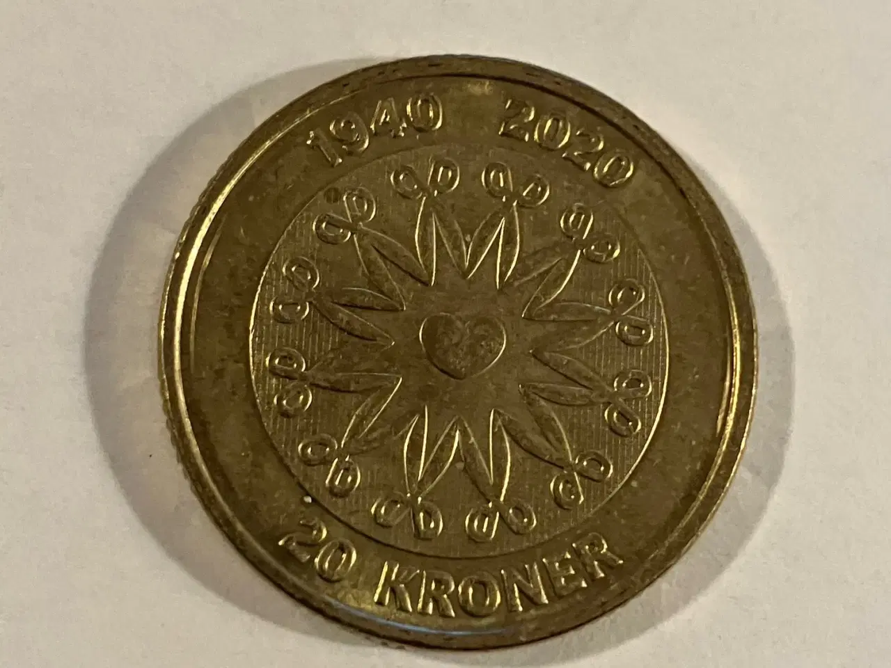 Billede 1 - 20 Kroner - Dronning Margrethe II, 80 års fødselsdag 2020