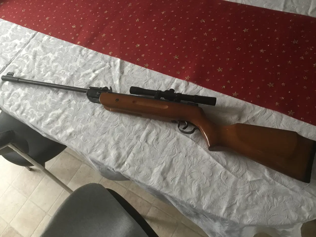 Billede 1 - Luftgevær med kikkert 