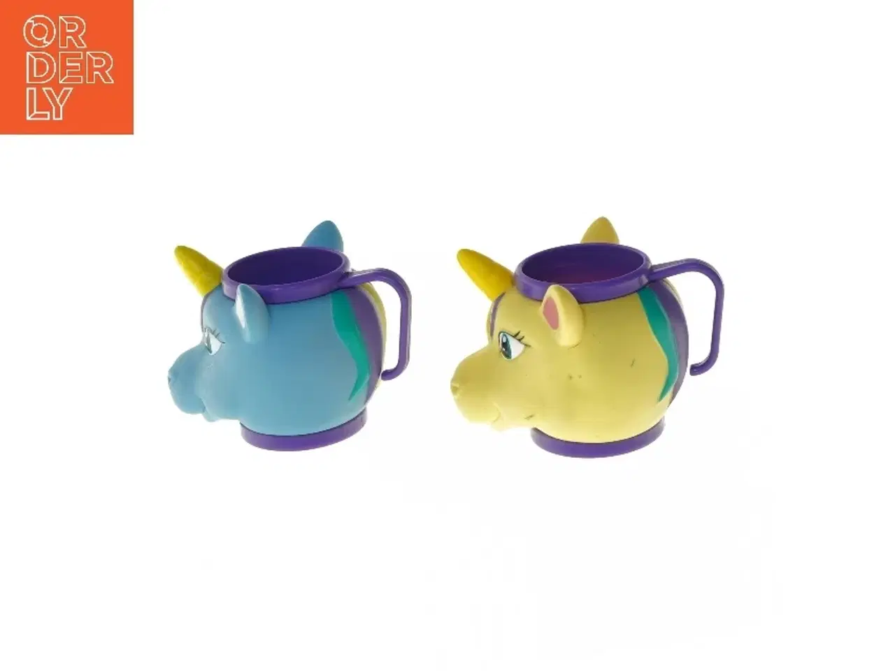 Billede 4 - Sæt af enhjørning kopper (str. Ø 6,4x10 cm)