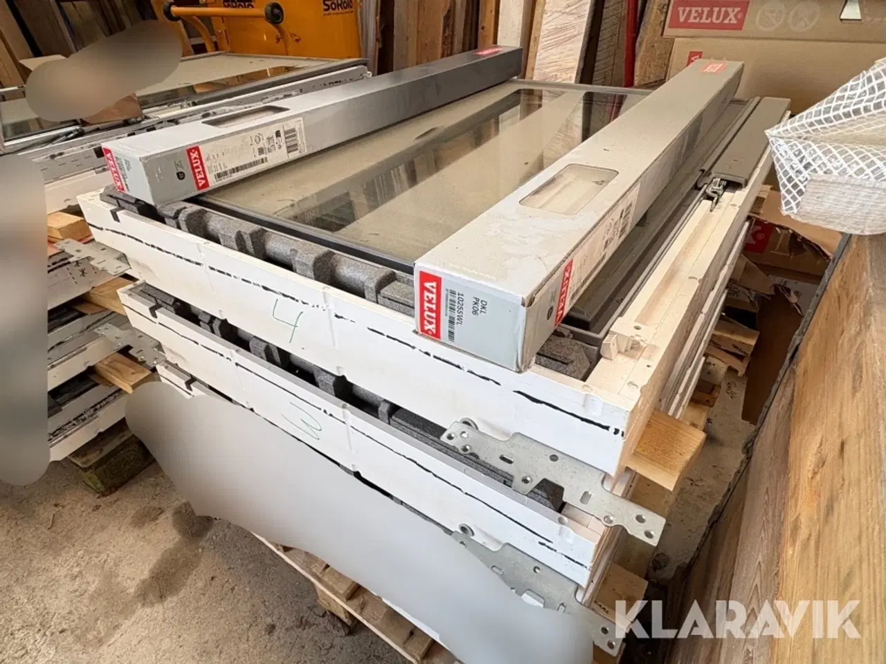 Billede 1 - Velux vinduer Velux Polyuretan tophængt 2 styk - Hvid