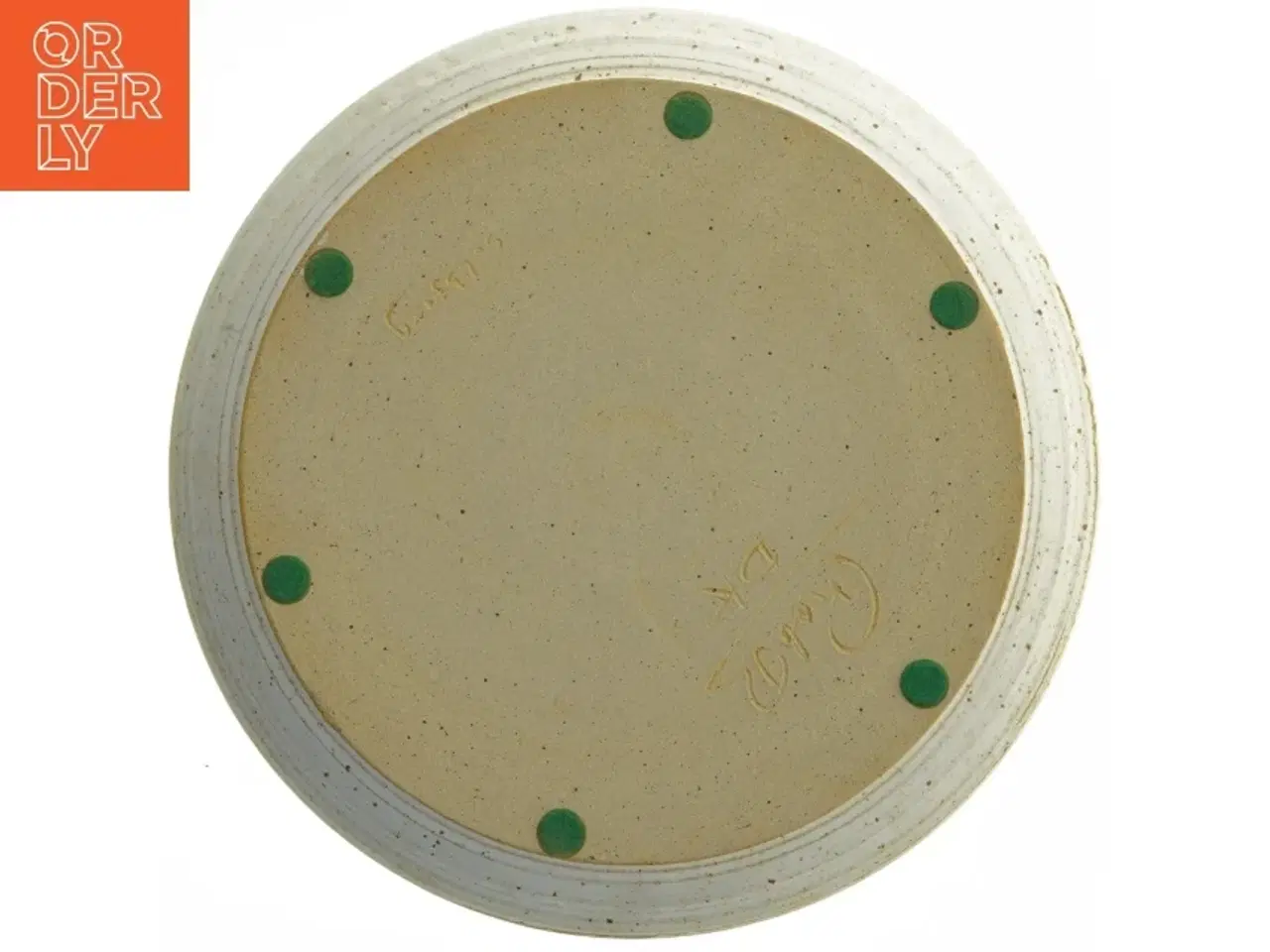 Billede 3 - Rund keramikskål med hvalmotiv (str. Ø 28,5 cm)