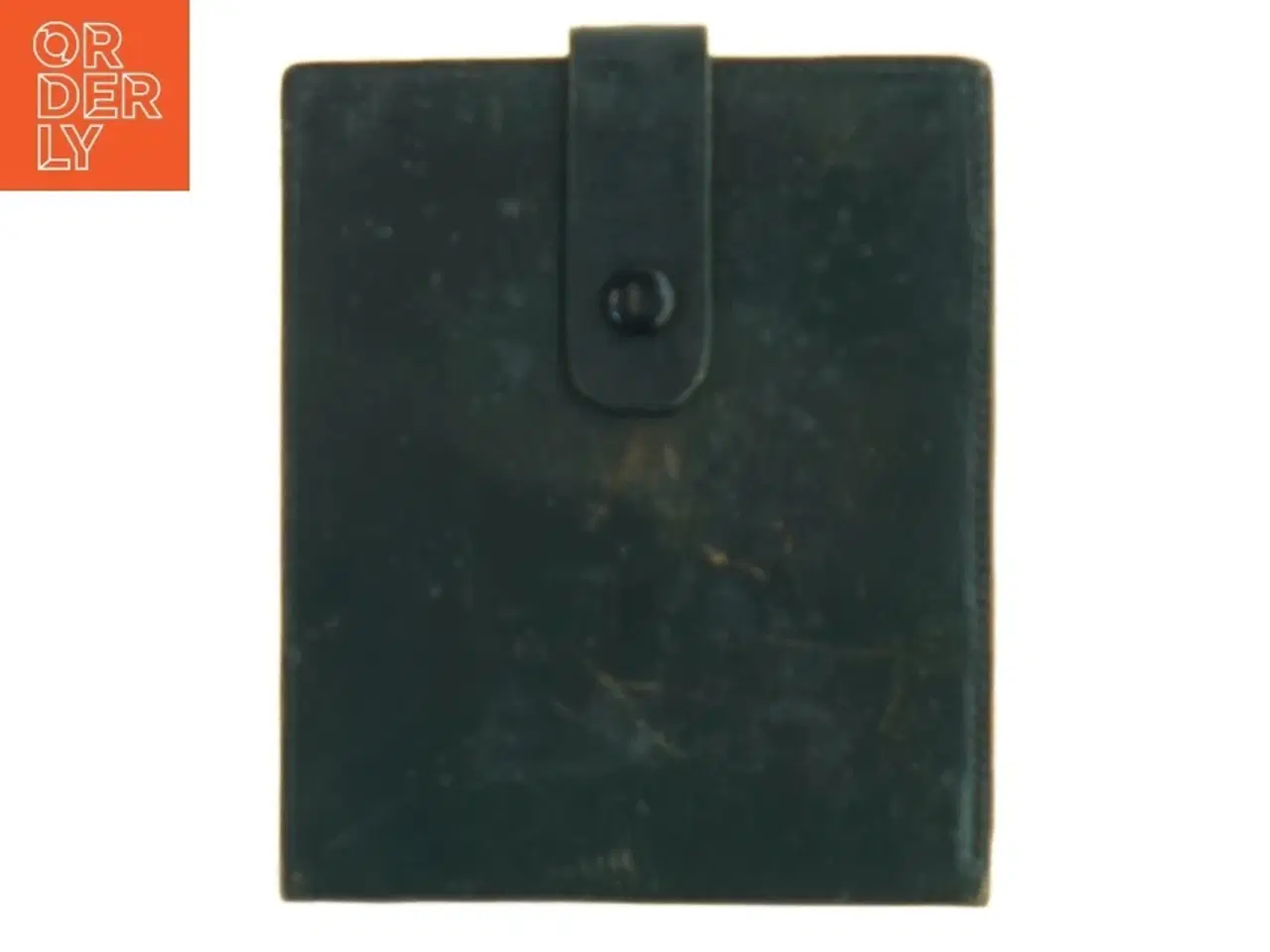 Billede 1 - Sort læderpung (str. 12x10 cm)