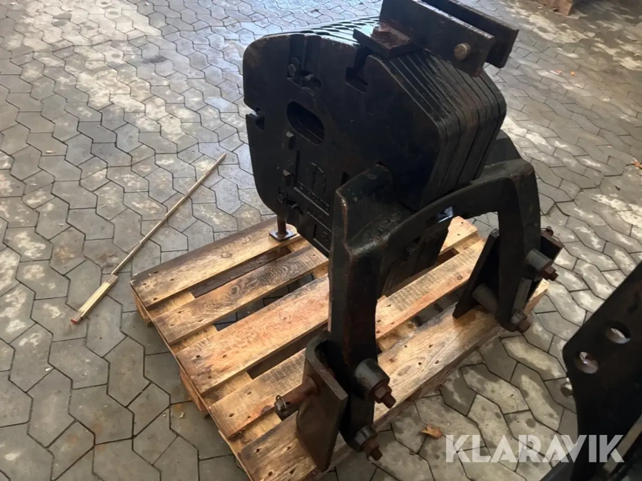 Billede 3 - Vægtramme + klodser New Holland