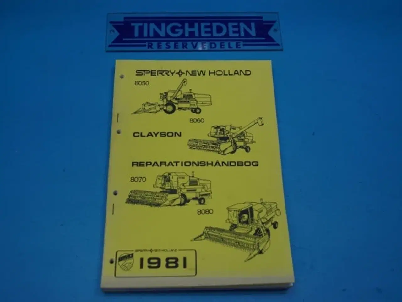 Billede 1 - New Holland 8050 - 8080 Reparationshåndbog (DK)